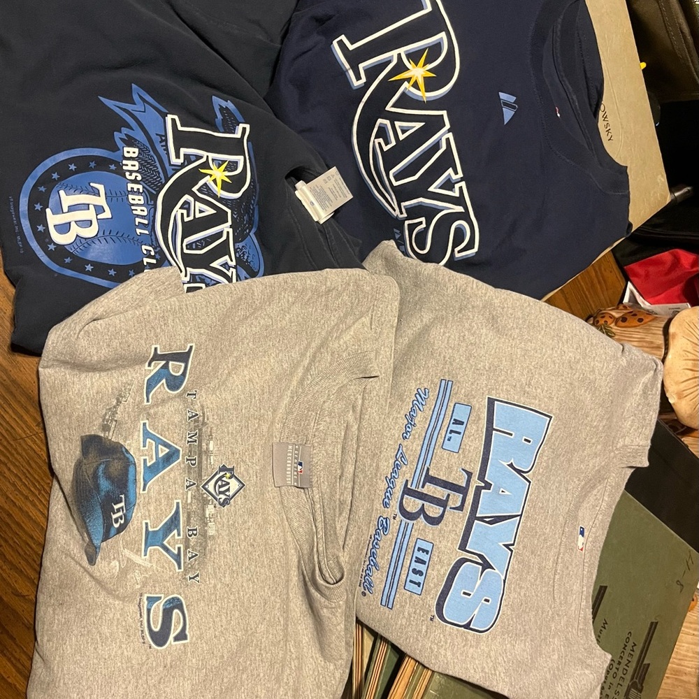 Bundle of Tampa Bay Rays baseball Tshirts